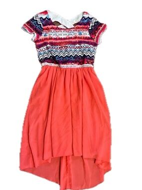 Speechless Girls Dress Size 7 Hi-Low Hem Dress